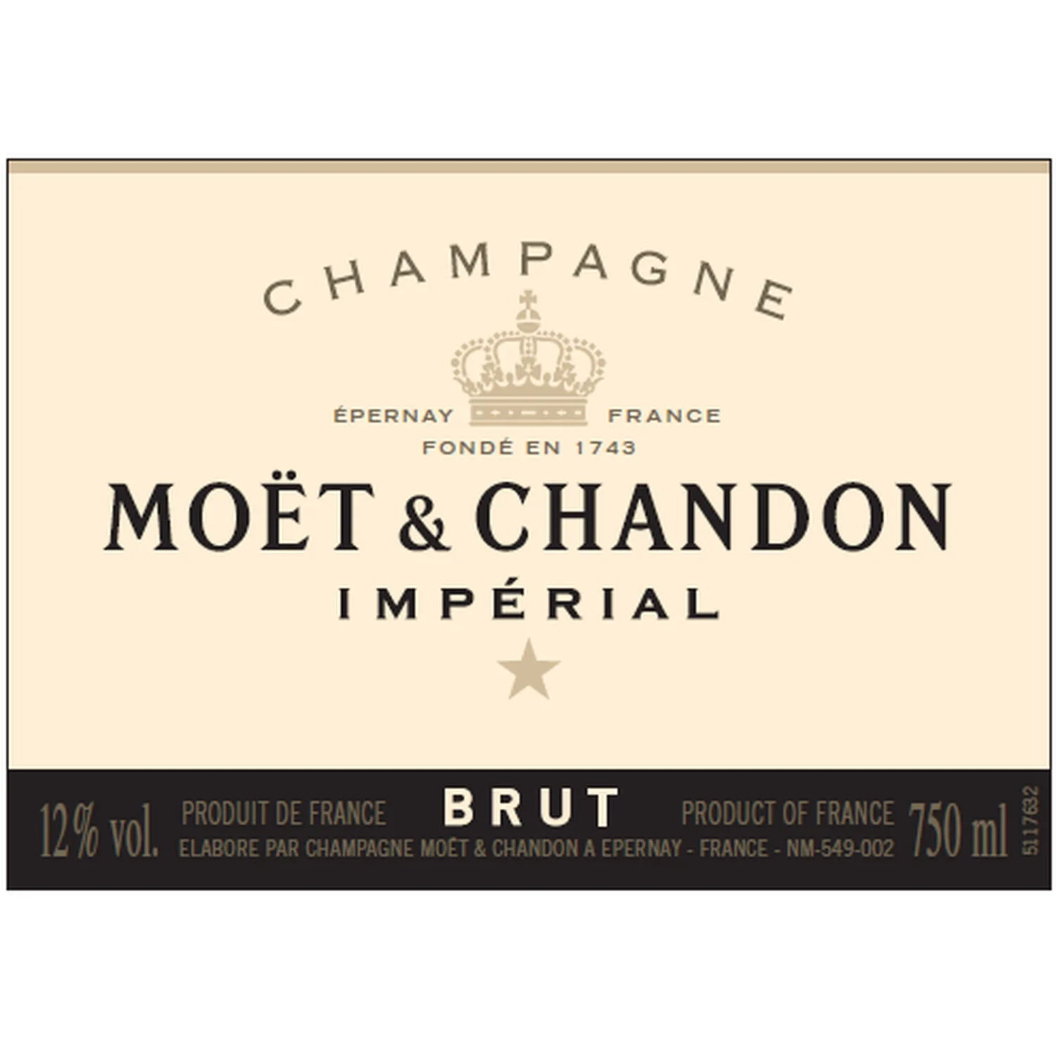 Champagne Brut MOET & CHANDON BRUT IMPERIAL – Image 2